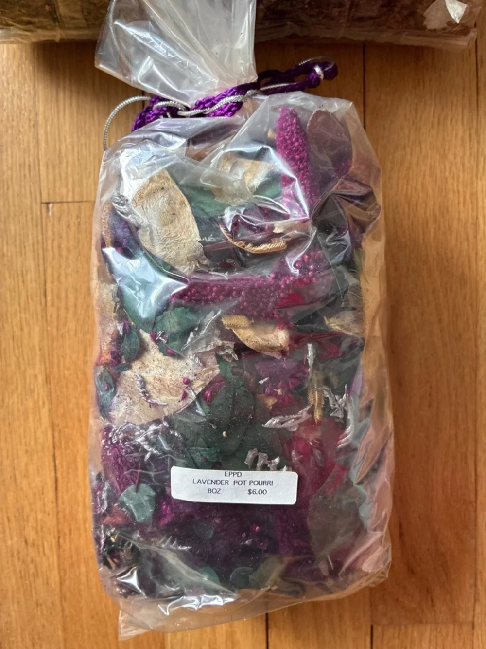 Potpourri Bags, 3 Sealed Bags, New Vintage, Wildflowers, Rose,  Lavender
